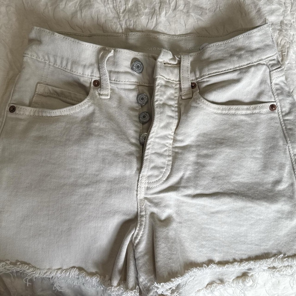 Old Navy High Waist White Shorts